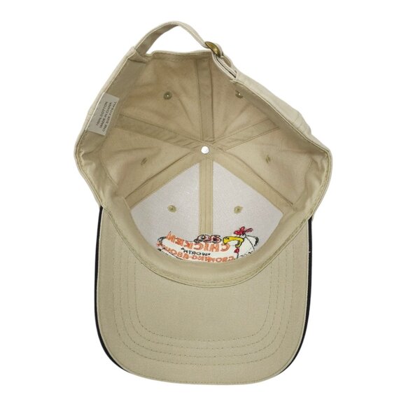 Chicken Worth Crowing About Embroidered Tuck Strap Cap Trucker Baseball Hat - Picture 5 of 13